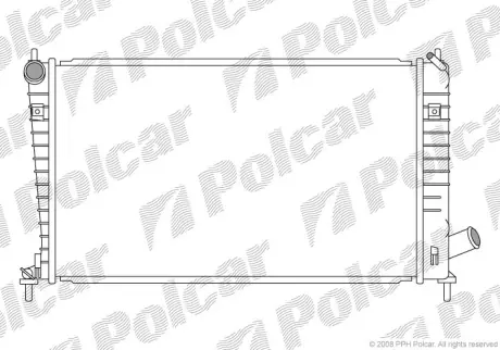 Радиаторы охлаждения POLCAR 652308-1
