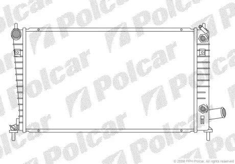 Радиаторы охлаждения POLCAR 652308-5