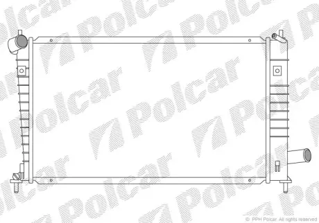 Радиаторы охлаждения POLCAR 652408-2