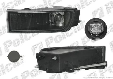 Фара противотуманная передняя POLCAR 653030-E