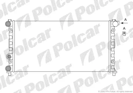 Радиаторы охлаждения POLCAR 671108A1