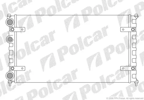 Радиаторы охлаждения POLCAR 671308A2