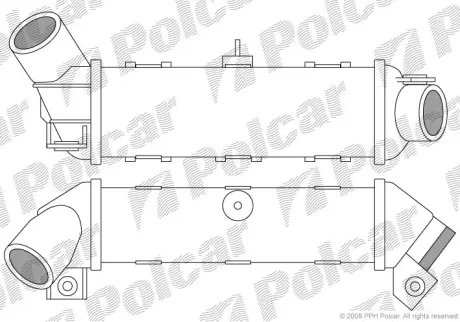 Радиаторы воздуха (Интеркулеры) POLCAR 6713J81X