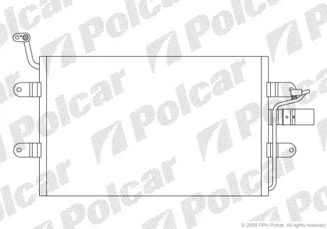 Радиаторы кондиционера POLCAR 6714K8C1