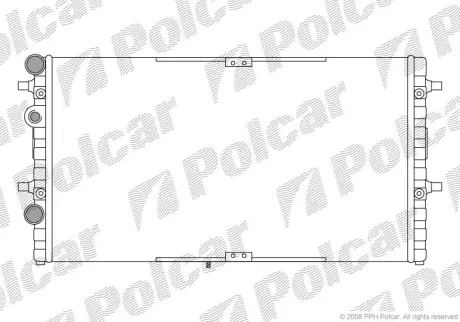 Радиаторы охлаждения POLCAR 671608A1