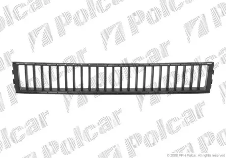 Решітка у бампері серединна Skoda FABIA, 2000-2007 POLCAR 691327-3