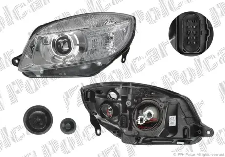 Фара основная POLCAR 6915101E