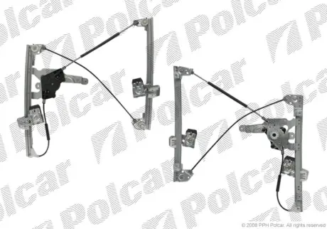 Склопідіймач пер. пр. електр. без мотор. Skoda Octavia 97-03.05 (4D) POLCAR 6921PSG2