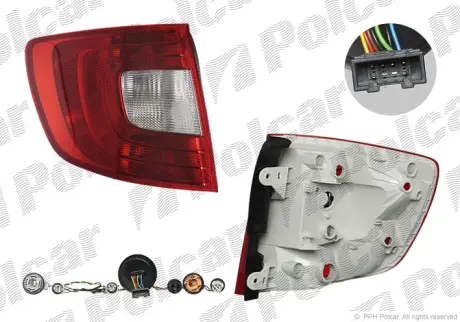 Фонарь задний POLCAR 6926872S
