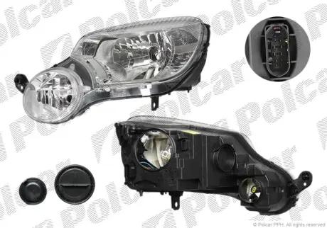 Фара основная POLCAR 693509-U