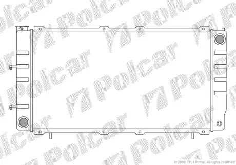 Радиаторы охлаждения POLCAR 720508-2