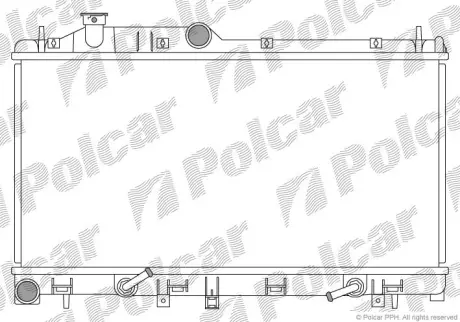 Радиаторы охлаждения POLCAR 720808-3