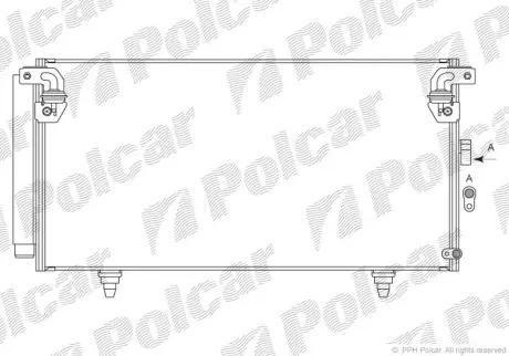 Радиаторы кондиционера POLCAR 7208K81K