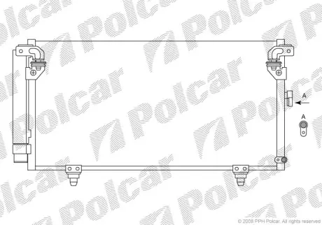 Радиаторы кондиционера POLCAR 7208K8C1