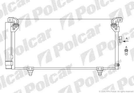 Радиаторы кондиционера POLCAR 7208K8C2