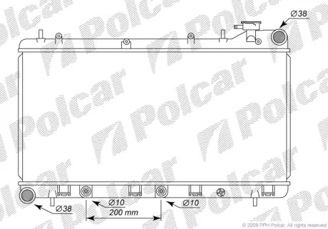 Радиаторы охлаждения POLCAR 721008-2