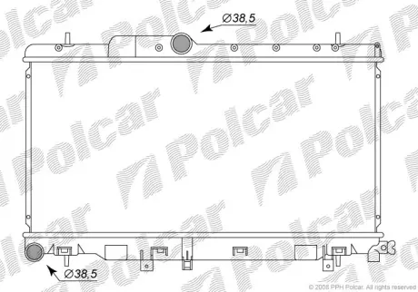 Радиаторы охлаждения POLCAR 721208-2
