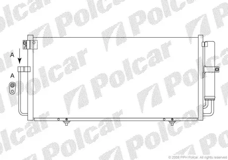 Радиаторы кондиционера POLCAR 7212K8C1