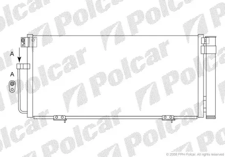 Радиаторы кондиционера POLCAR 7213K8C1