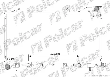 Радиаторы охлаждения POLCAR 7239083K