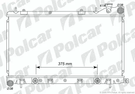 Радиаторы охлаждения POLCAR 7241082K