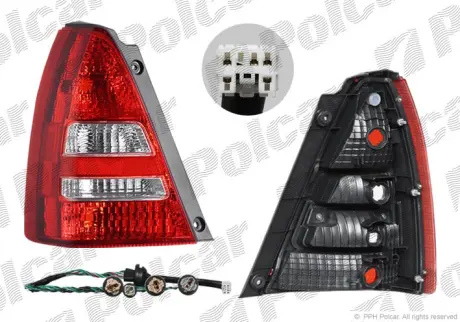 Фонарь задний POLCAR 724187