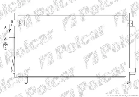 Радиаторы кондиционера POLCAR 7241K82K