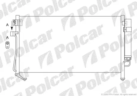Радиаторы кондиционера POLCAR 7241K8C2