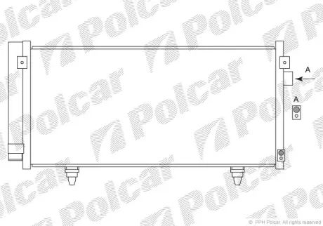 Радиаторы кондиционера POLCAR 7242K81K