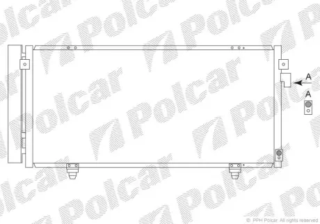 Радиаторы кондиционера POLCAR 7242K8C1