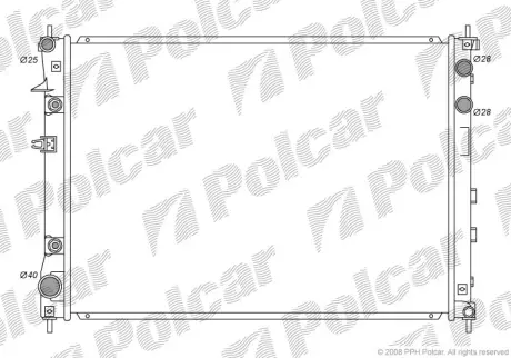Радиаторы охлаждения POLCAR 7250081K