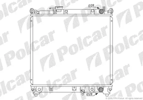 Радиаторы охлаждения POLCAR 740308-2