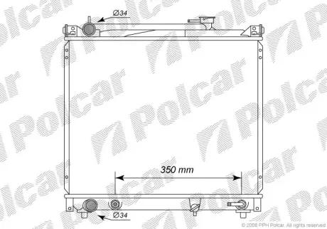 Радиаторы охлаждения POLCAR 740408-3