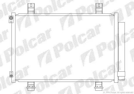 Радиаторы кондиционера POLCAR 7406K81K