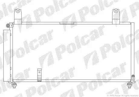 Радиаторы кондиционера POLCAR 7414K8C1
