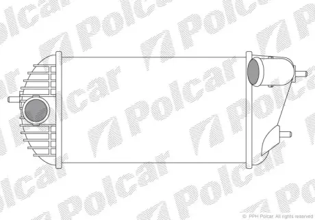 Радиаторы воздуха (Интеркулеры) POLCAR 7415J8-1