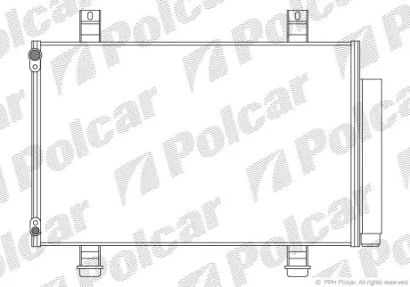 Радиаторы кондиционера POLCAR 7423K81K
