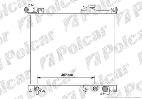 Радиаторы охлаждения POLCAR 742408-5