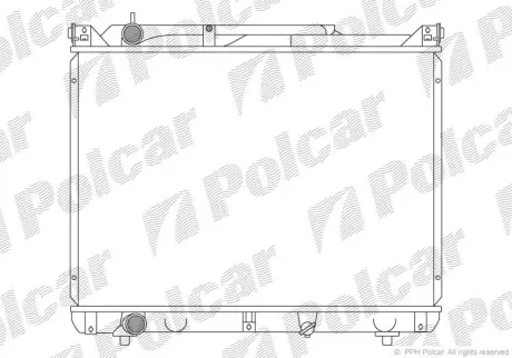 Радиаторы охлаждения POLCAR 7424087K