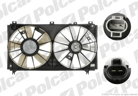 Вентиляторы радиаторов POLCAR 801123W1