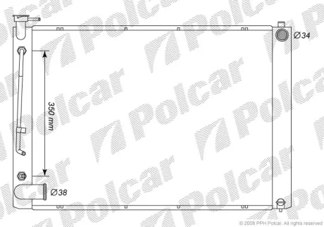 Радиаторы охлаждения POLCAR 8061082K
