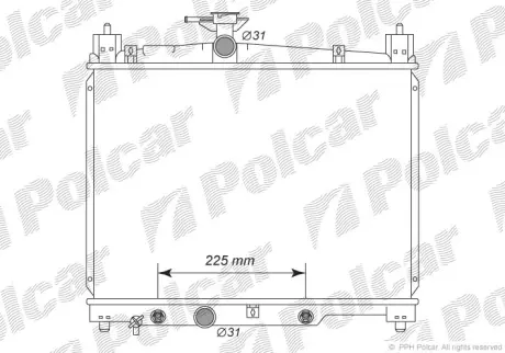 Радиаторы охлаждения POLCAR 810308-2