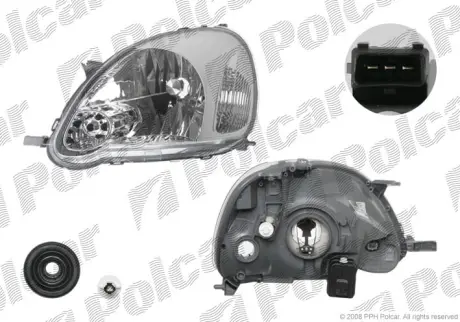 Фара основная POLCAR 810410-V