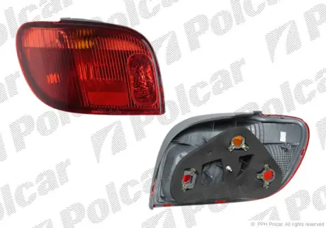 Фонарь задний POLCAR 810488-E
