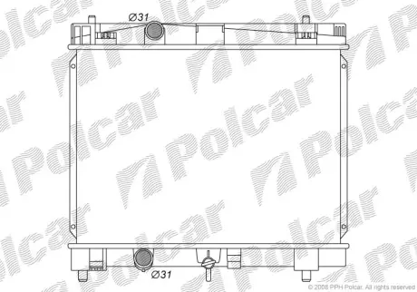 Радиаторы охлаждения POLCAR 8105083K