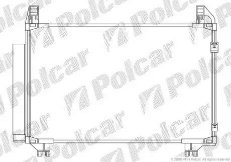 Радиаторы кондиционера POLCAR 8105K81K