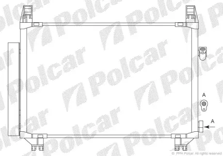 Радиаторы кондиционера POLCAR 8105K8C3