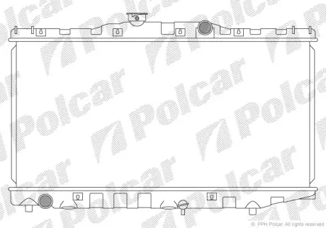 Радиаторы охлаждения POLCAR 810708-1