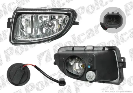 Фара противотуманная передняя POLCAR 811229-E