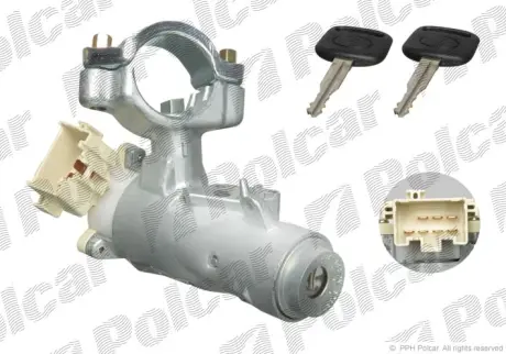 Замок зажигания компл. POLCAR 8112Z-07